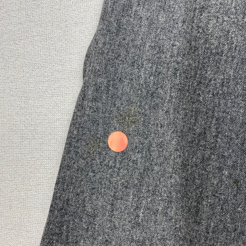 Vtg 80s Midi Skirt Womens 10 Gray Wool Blend A Line Union Made Academia Heritage - Picture 6 of 14